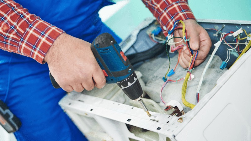 Sakarya Amana Amana çamaşır makinesi kart tamiri – Su almama arızası orijinal parça ile giderildi. - Teknik servis örneği